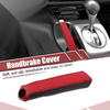 Honda Civic 2006-2011 Black Red Faux Leather Handbrake Cover