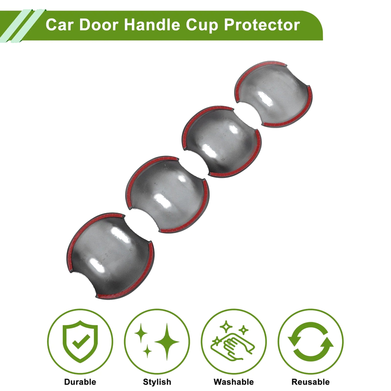Honda Civic 2006-2011 Gloss Black 4 x Pcs Car Door Handle Cup Protector
