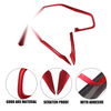 Honda Civic 3 x Front Car Steering Wheel Cover Trim (2016-2021)