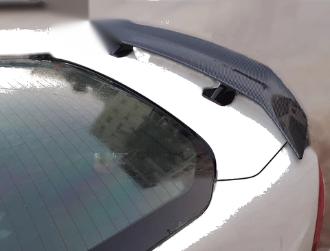 Kia Forte Cerato K3 Sedan Rear Wing Spoiler Carbon Fiber Universal