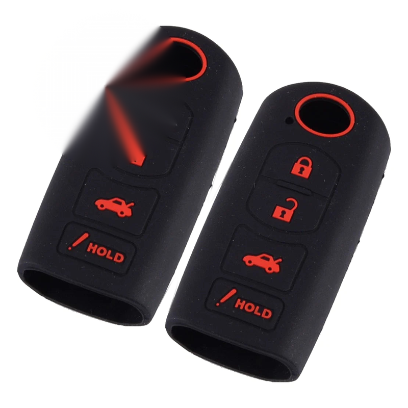 Toyota Yaris iA, Scion iA 2 x 4 Button Key Cover Case (2016-2018)