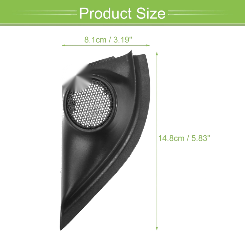 Honda VEZEL HRV (2014) Black A Pillar Door Tweeter Speaker Cover Trim