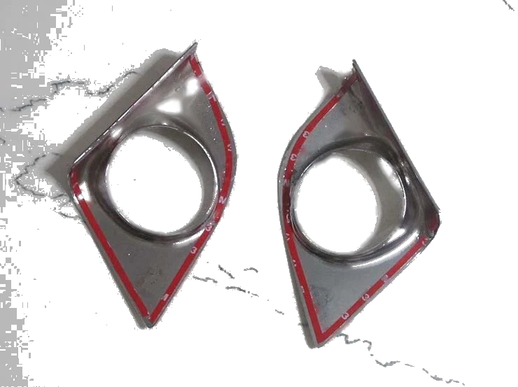 Acura TSX Sedan 2 x Chrome Front Fog Light Lamp Cover Trim (2009-2010)