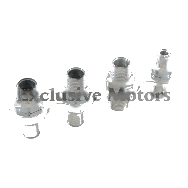4 Port A/C & Heater Bulkhead, Polished Aluminum