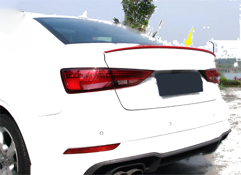 Audi A3 Sedan Rear Boot Spoiler Wing Unpainted (2014-2020)