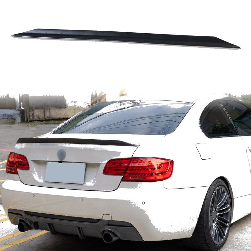 Cadillac DTS 8" Matte Black Boot Lip Spoiler (2006-2011)