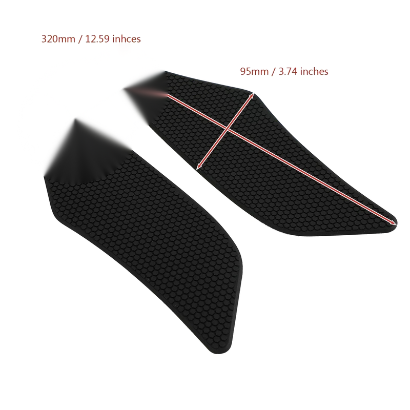 Yamaha YZF-R6 2 x Knee Pads Stickers Tank Side Protectors (2017-2020)