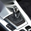 BMW Z4 2009-2015 Carbon Fiber Center Console Gear Shift Knob Cover Trim Fit