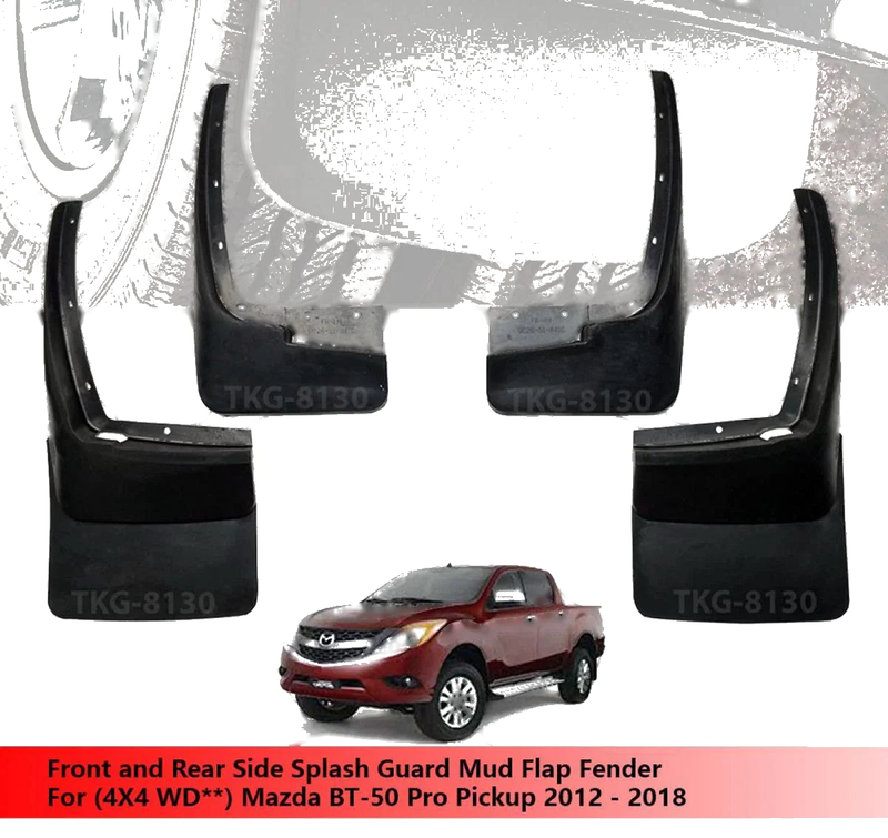 Mazda BT-50 BT50 Pro 4WD Splash Guard Mud Flap (2012-2018)