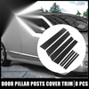 Honda Civic (2016-2021) Black 8 x Car Door Cover Trim Stickers