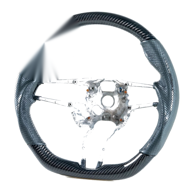 Porsche 911, 718, Boxster, Cayman, Macan Carbon Fiber Leather Steering Wheel (2016-2023)