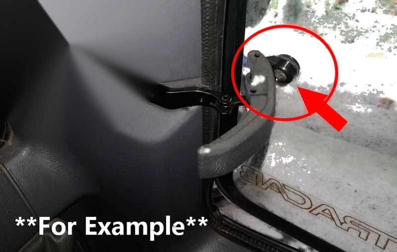 Nissan D21 Rear Cab Window Latch Lock (1987-1995)