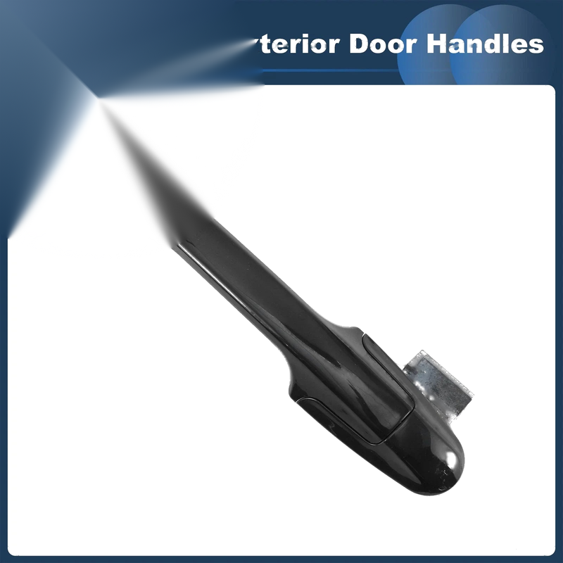 Honda Accord (2003-2007) - Black Rear Left Exterior Door Handle