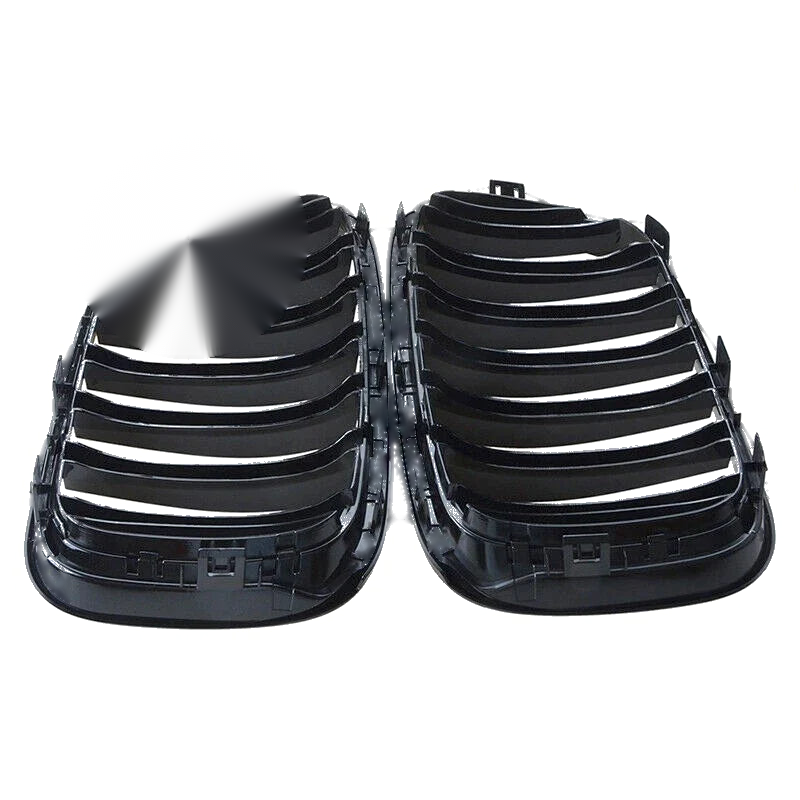 BMW X3 2 x Front Grille Kidney Grill Gloss Black (2010-2014)
