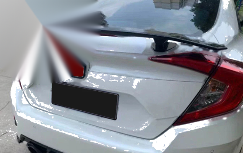 BMW 5 Series Sedan Glossy Black Rear Wing Spoiler with Light (Year-Year)