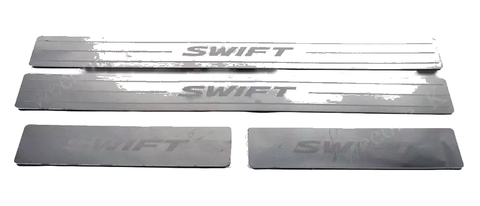 Suzuki Swift 4 Door Sill Scuff Plates Stainless Steel (2012-2015)