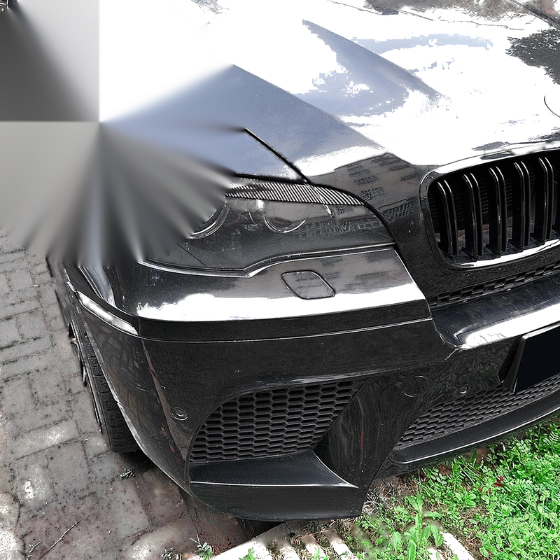 BMW X6 E71 Headlight Eyelid Trims Covers (2008-2014)