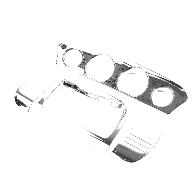 Harley Touring Electra Street Glide Tri Line Gauge Stereo Accent Trim Cover (2014-2023)