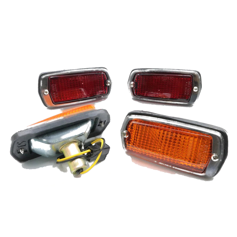 Datsun 510 120Y B210 240 1968-1978 Side Marker Lights Red/Amber