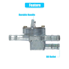 Honda CRF 250 450 Motorcycle Fuel Valve Petcock (2004-2023)