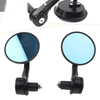 Dirt Bike Bobber Cafe 7/8" Handlebar Bar End Rearview Mirrors