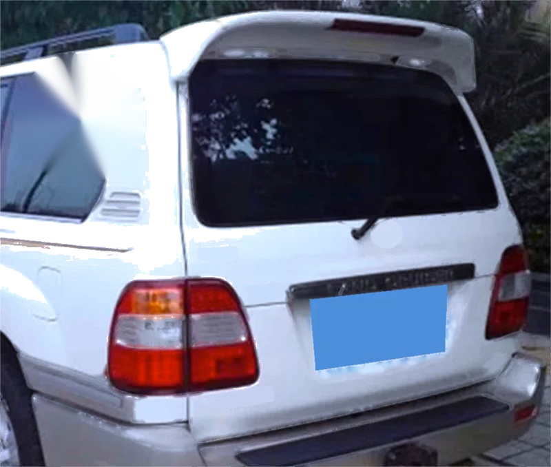 Toyota Land Cruiser 100, Lexus LX470 LED Unpainted Rear B Spoiler Wing (1998-2007)