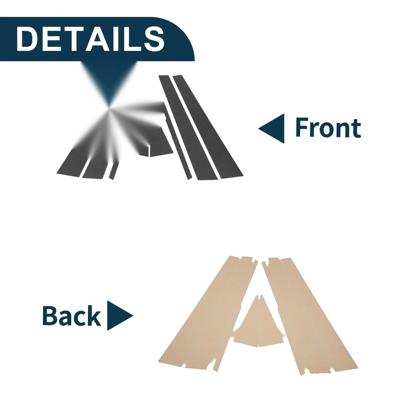 Honda Odyssey (2000-2004) Carbon Fiber 8 Pcs Door Pillar Window Trim