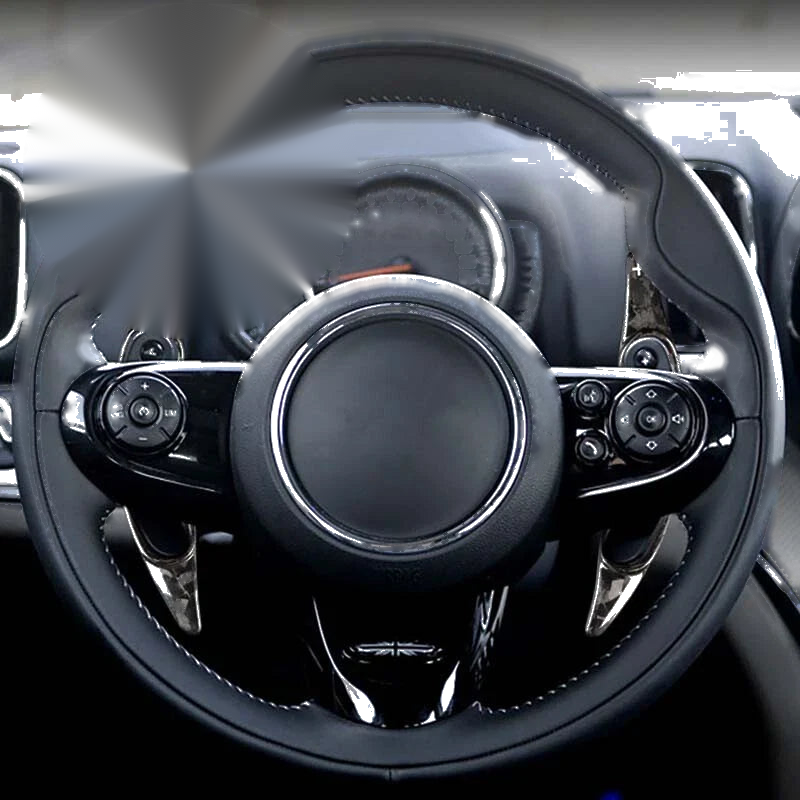 Mini Cooper F60 Carbon Fiber Steering Wheel Paddle Shifter Extension Fit