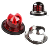 Marine Boat - Universal Red Stainless Steel LED Yacht Light Bow Navigation Lamp