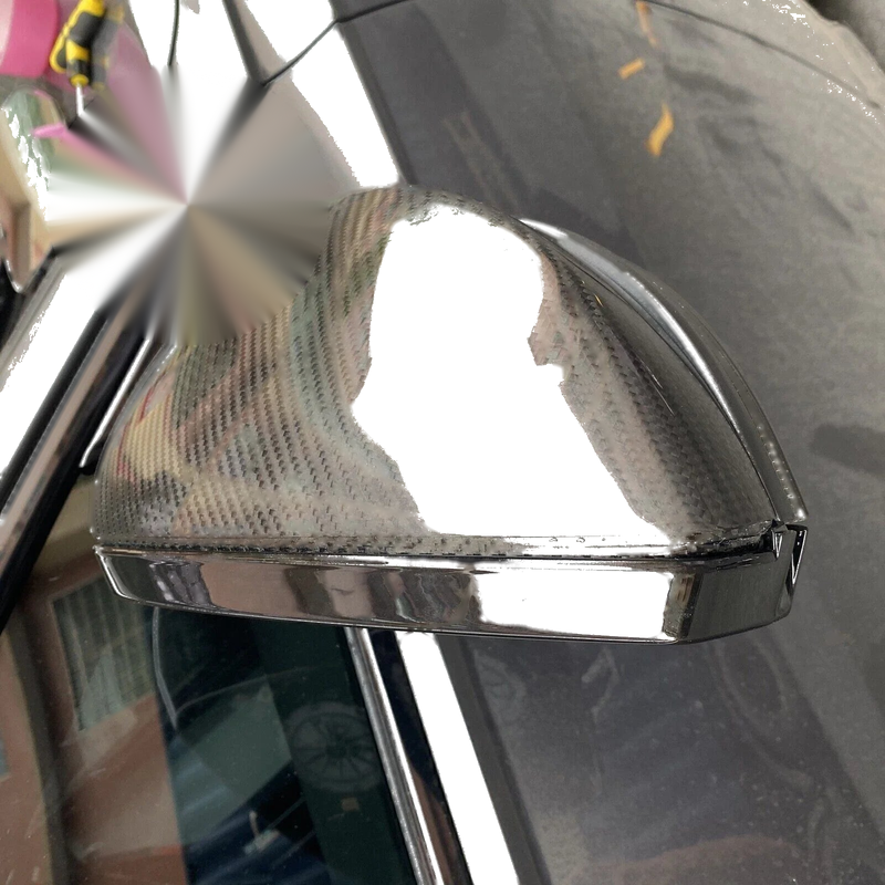 Audi A6 A7 A8 2 x Carbon Fiber Side Mirror Covers (2019-2020)