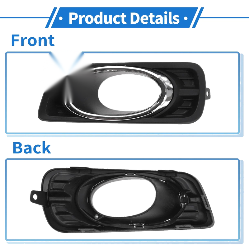 Honda Civic Front Right Fog Light Grill (2012-2014)