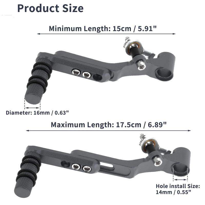 Honda CBR650R 2019-2022 Titanium Tone Motorcycle Gear Shifter Lever