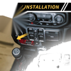 Jeep Dashboard Control Panel Cover (Fits Various Models)
