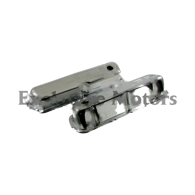 Ford Windsor 302 Valve Rocker Covers Chrome Steel (1962-2001)