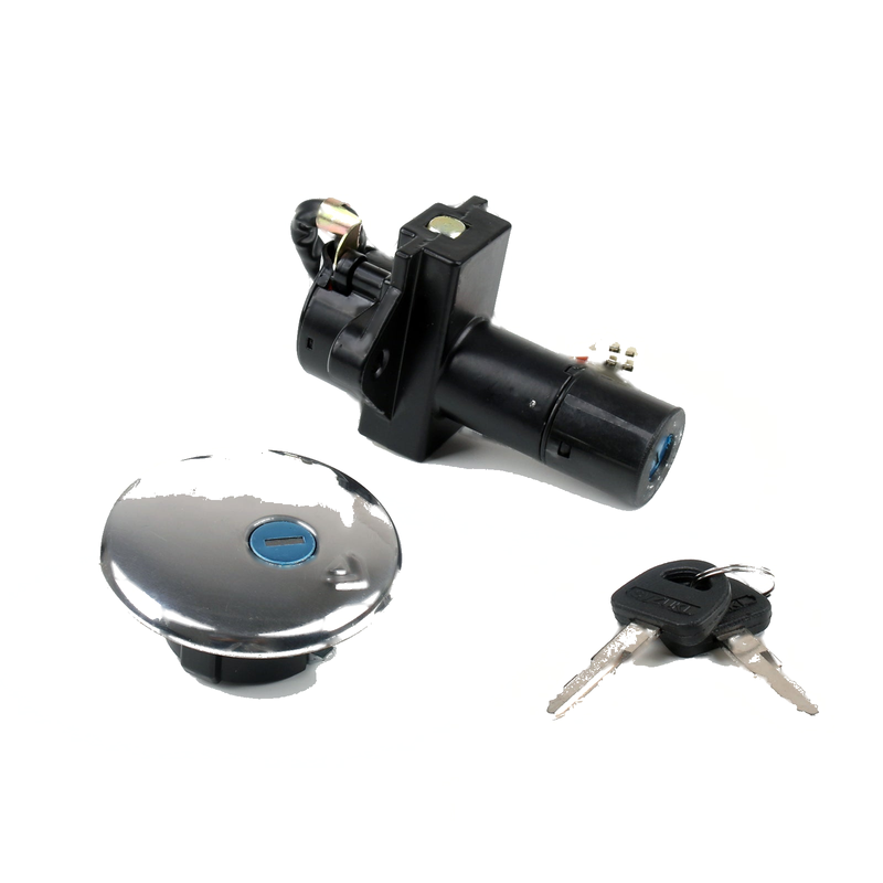 Suzuki GN250 1985-2001 Generic Ignition Switch Lock & Fuel Gas Cap Key Set