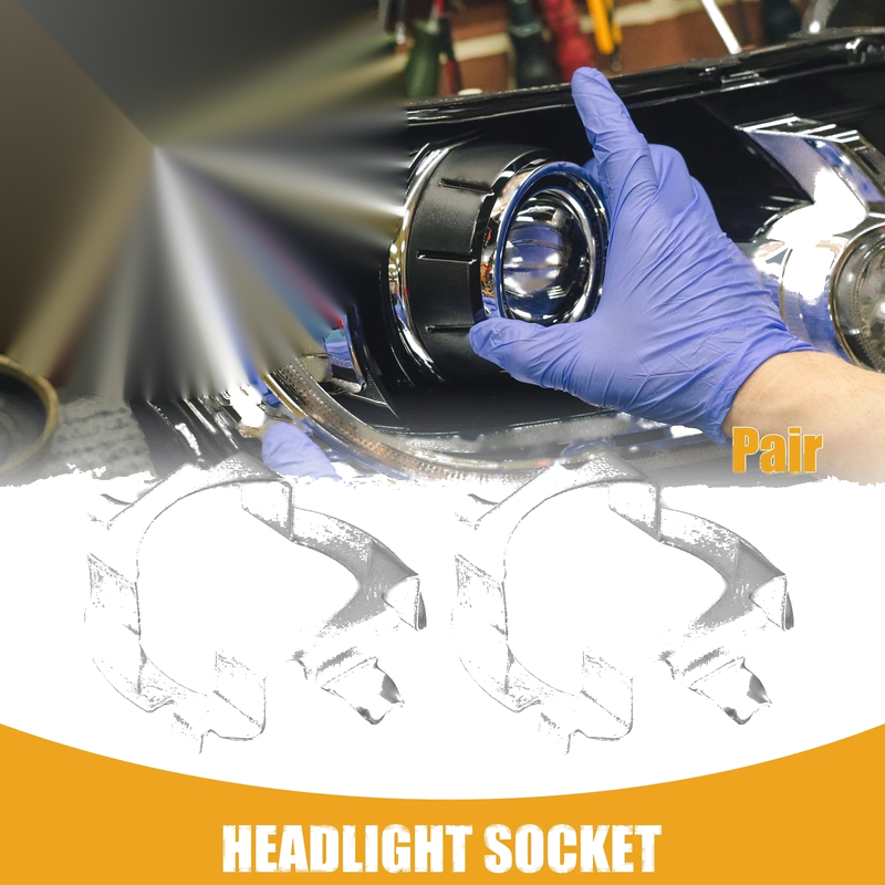 Mercedes LED Headlight Retainer Holder Socket