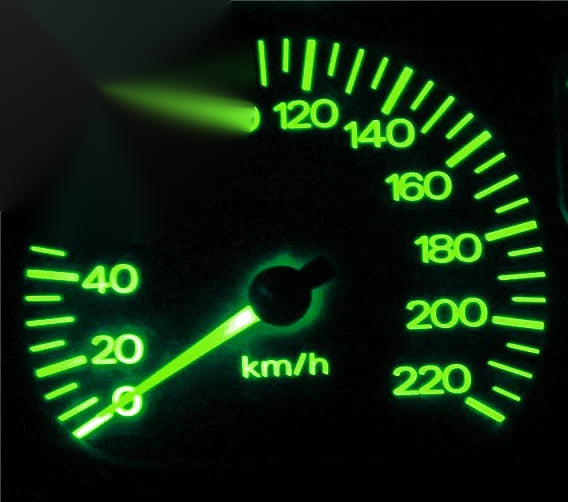 Ford Festiva Green LED Dash Cluster Light Upgrade Kit (1998-2000)
