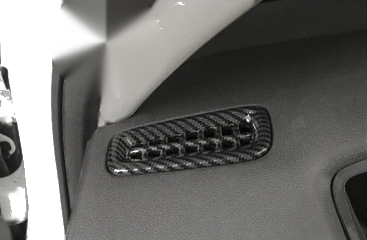 Honda Civic A/C Air Outlet Carbon Fiber 2 x Cover Trim (2022-2023)