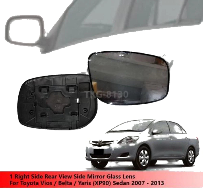 Toyota Belta / Yaris (XP90) 2008-2013 Right Side Mirror Glass Lens