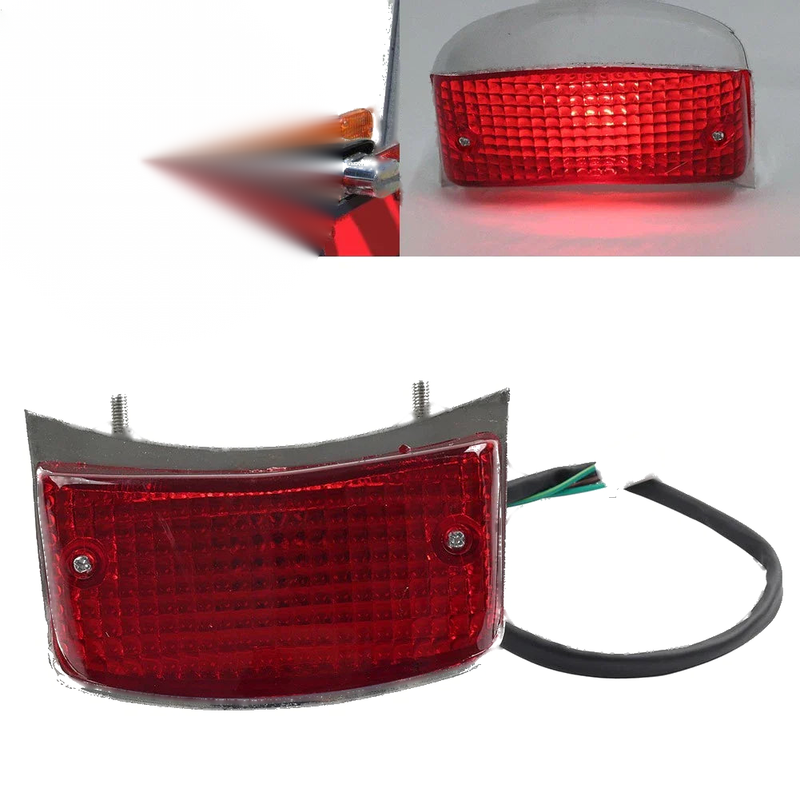 Honda Rebel CA 250 CMX 250C ABS Red Taillight (1996-2009)