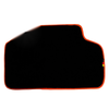 BMW 7 Series E65 with Orange Trim Black Floor Mats (2001-2008)