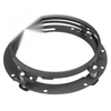 Harley Softail 7" Round LED Headlight Mounting Bracket Ring (1991-2013)