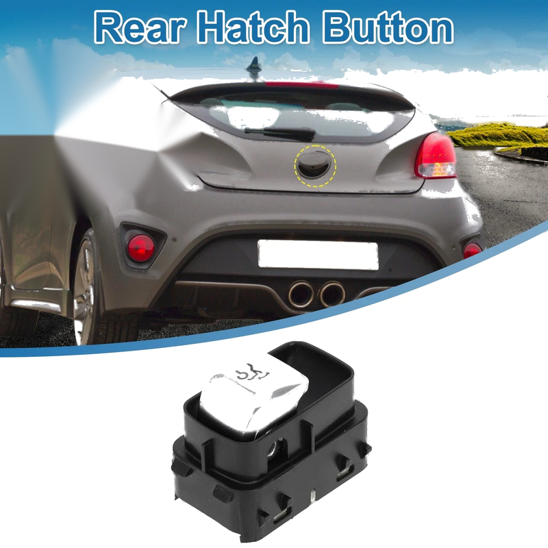 Mercedes C300 C400 C63 AMG Black Trunk Release Switch (2015-2020)