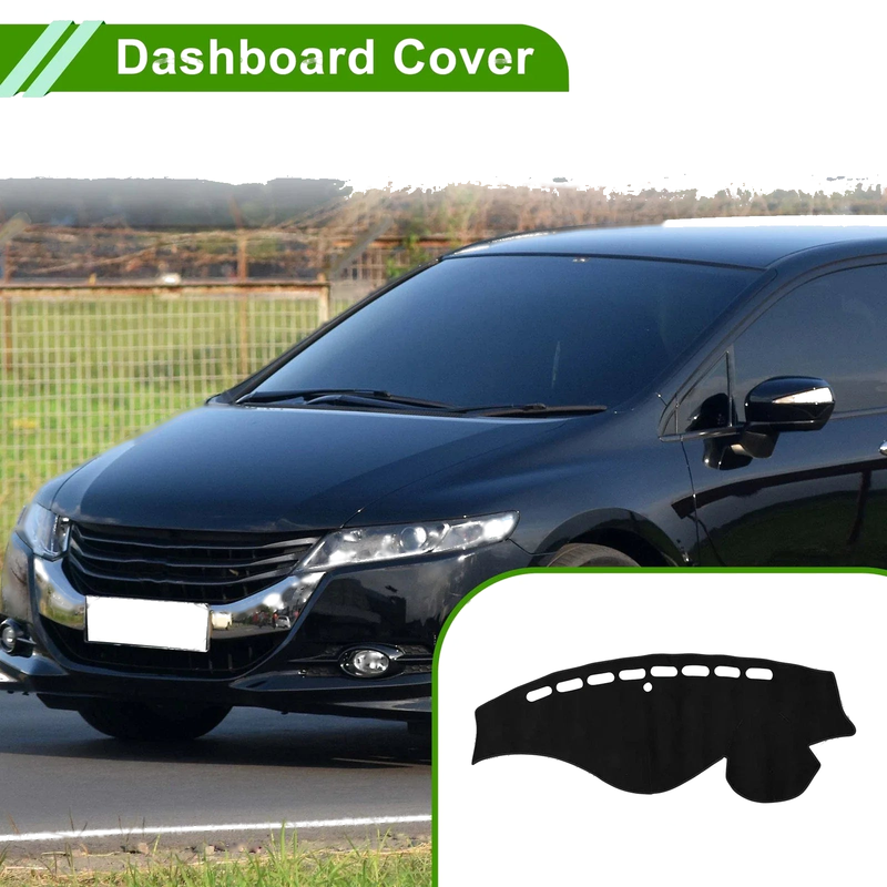 Honda Odyssey 2009-2014 Sun Protector Pad Black Dashboard Cover Mat