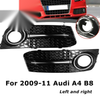 Audi A4 B8 Chrome Honeycomb Fog Light Covers (2009-2012)