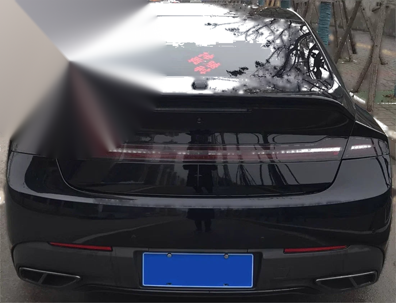 Lincoln MKZ Sedan 2013-2020 Glossy Black ABS Rear Trunk Spoiler Wing