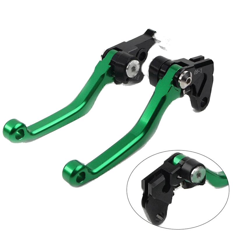 Kawasaki KLX250 D-Tracker Pivot Dirt Clutch Brake Levers (1993-1997)