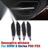 BMW 3 4 Series F30 F34 11PCS Carbon Fiber Interior Trim Covers (2012-2019)