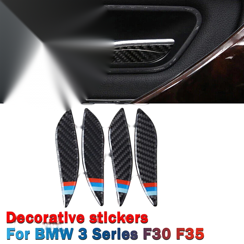 BMW 3 4 Series F30 F34 11PCS Carbon Fiber Interior Trim Covers (2012-2019)