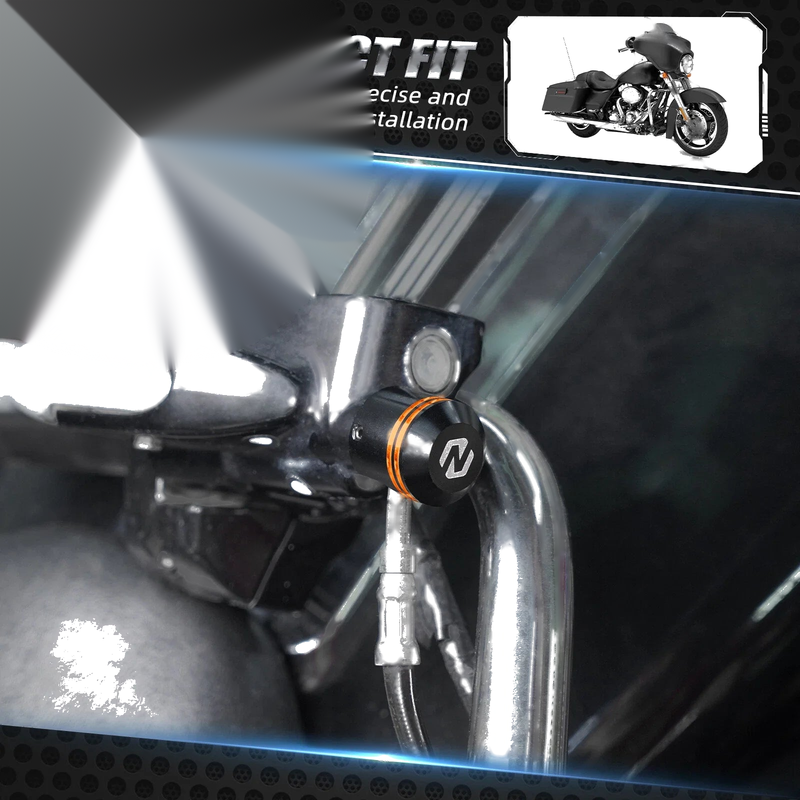 Harley V-Rod Muscle Clutch Brake Cable Ferrule Covers (2009-2017)
